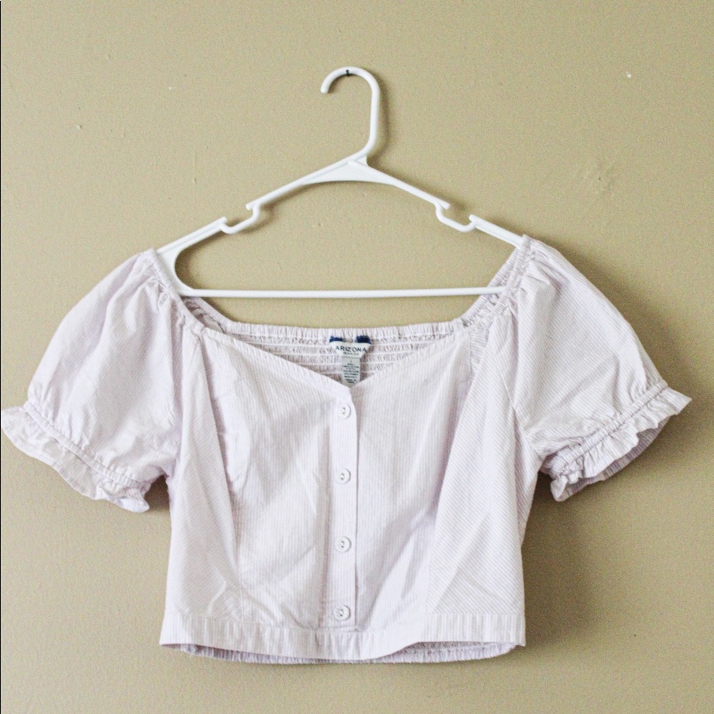 Arizona Cropped Button Up Shirt